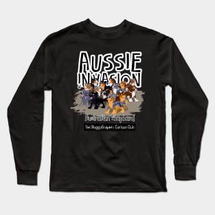 Aussie CartoonClub - Aussie Invasion Long Sleeve T-Shirt